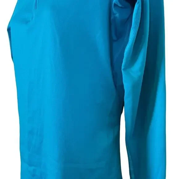 Nike Pro Combat Dri-Fit Fitted Fleece Lined 1/4 Zip Therma Shirt Top Womens M - Picture 9 of 16